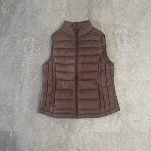 Love Tree Brown Packable Vest Size Large